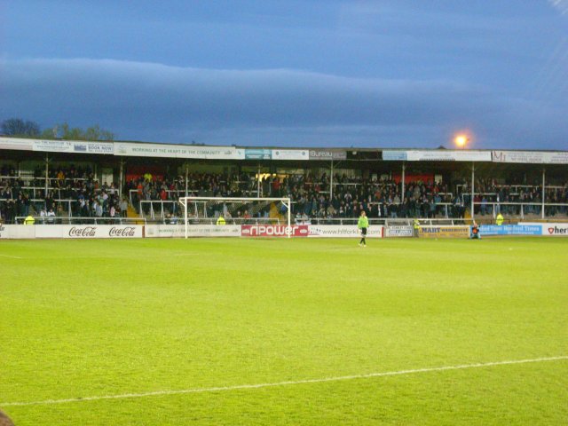 The Merton Meadow End During the Match